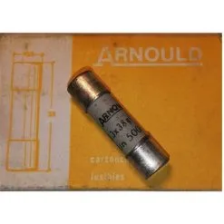 Arnould 23572 Fusible 6A - Ø10,3x38mm - Type GF - Blanc
