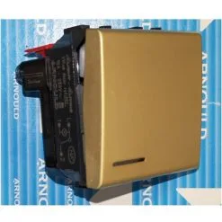 Arnould 25222 Va-et-Vient Lumineux Or Satin - 2 Modules - S.Living - Or Satin