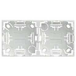 Arnould 63926 Cadre Saillie 2 Postes Blanc - Profil 2 - Blanc