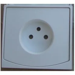 Arnould Façade Prise 2P+T Pour Réf: 61330/61331 - 2001 LUMIERE - Blanc - Blanc