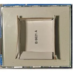 Arnould 22740 - Série Light - Plaque 1 Poste - Transparent - Transparent