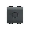 Arnould 20299 Obturateur 2 Modules Anthracite - Living - Gris