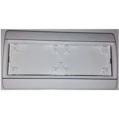 Arnould 65840 Plaque 2P Horizontaux Lumière - Blanc