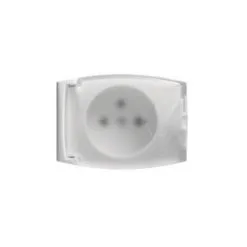 Arnould 69438 Enjoliveur - Prise 2P+T à Volet Lumière - Blanc