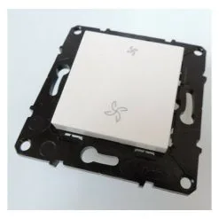 Mécanisme Commande Poussoir VMC 2 Positions Blanc Sans Plaque Espace Evolution ARNOULD 64022 -ARNOULD Soldes 34183048 3