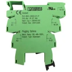 ARNOULD Phoenix Contact 2967044 Prise De Relais PLC-BSC à Utiliser Avec Les Automates Série 2 Broches 230V - Vert