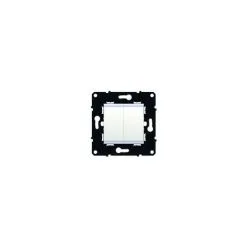 Commande 1 Ou 2 Fonctions Pour Lumières Ou Volets - Livré Avec 2 Manettes 1 Module - Blanc Arnould Espace Evolution 64161