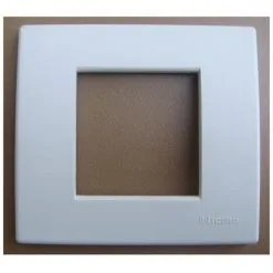 Arnould 22600 - Plaque Simple 2 Modules - Blanc - S.light - Blanc