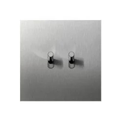 ART D'ARNOULD UNIVERS EPURE DOUBLE VA-ET-VIENT OU INTERRUPTEUR - ACIER BROSSÉ ARD67402