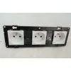 Prise Triple 3X2P+T 16A Précablée Blanche Sans Plaque ESPACE EVOLUTION ARNOULD 64033
