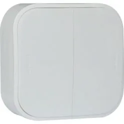 ARNOULD Double Va-et-vient Saillie Profil Eco - Blanc