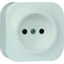 ARNOULD Prise 2P Saillie Profil Eco - Blanc