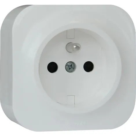 ARNOULD Prise 2P+T Saillie Profil Eco - Blanc 1 ARNOULD Prise 2P+T Saillie Profil Eco - Blanc