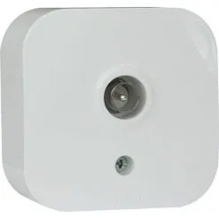 ARNOULD Prise TV Simple Saillie Profil Eco - Blanc