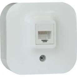 ARNOULD Prise RJ45 Multimédia Saille Profil Eco - Catégorie 5 - Blanc