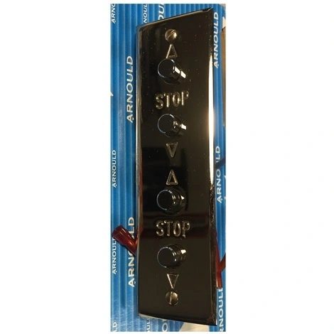 Arnould 472V21C21C09 Interrupteur 4 Boutons Poussoir + Flèches Europa Miroir 125x35mm - Chrome - Gris 1 Arnould 472V21C21C09 Interrupteur 4 Boutons Poussoir + Flèches Europa Miroir 125x35mm - Chrome - Gris